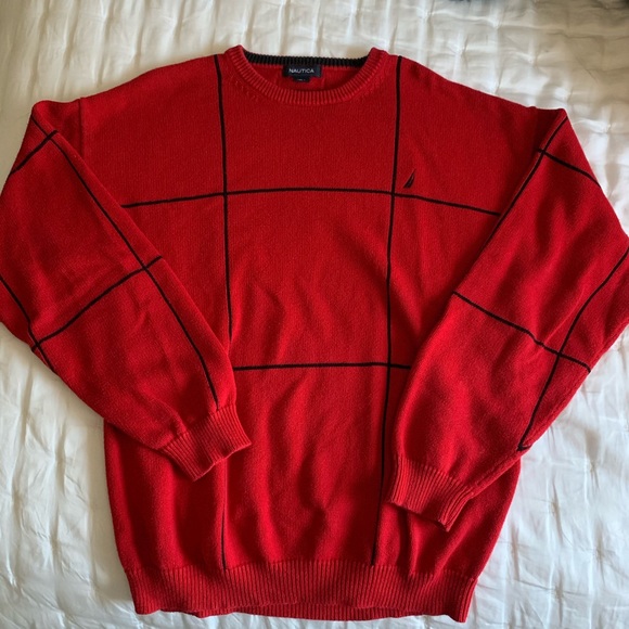 NAUTICA / grid sweater - Picture 3 of 4
